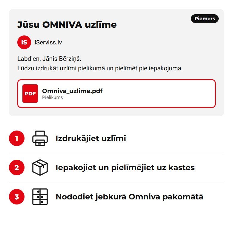 4. Izdrukājiet un nododiet.